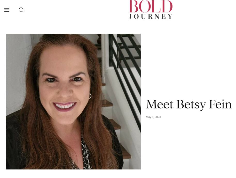 Featured in Voyage Magazine in their new Bold Journey Series ...